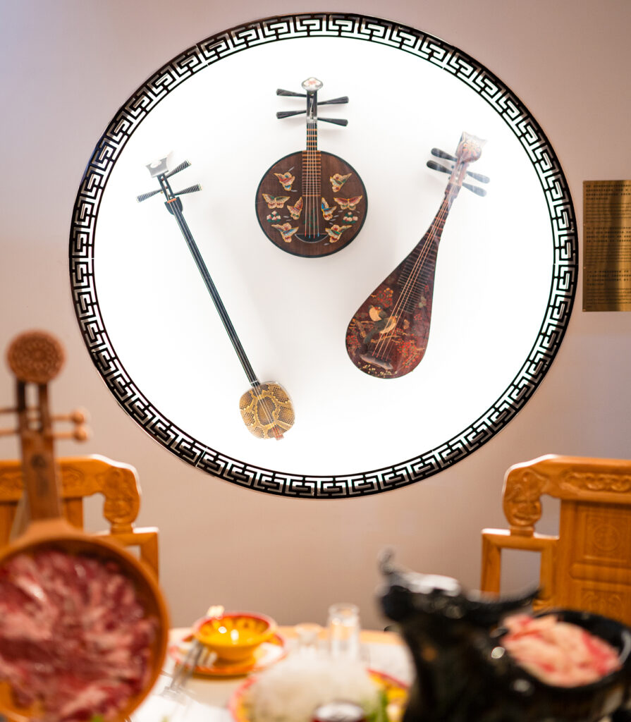 Design eines chinesischen Hotpot-Restaurants